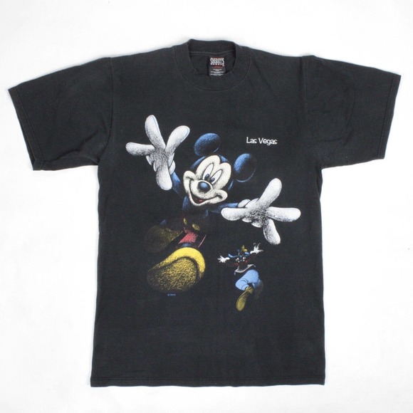 VTG Sherrys Best Walt Disney Mickey Mouse Goofy Las Vegas USA Adult Medium - Picture 2 of 9